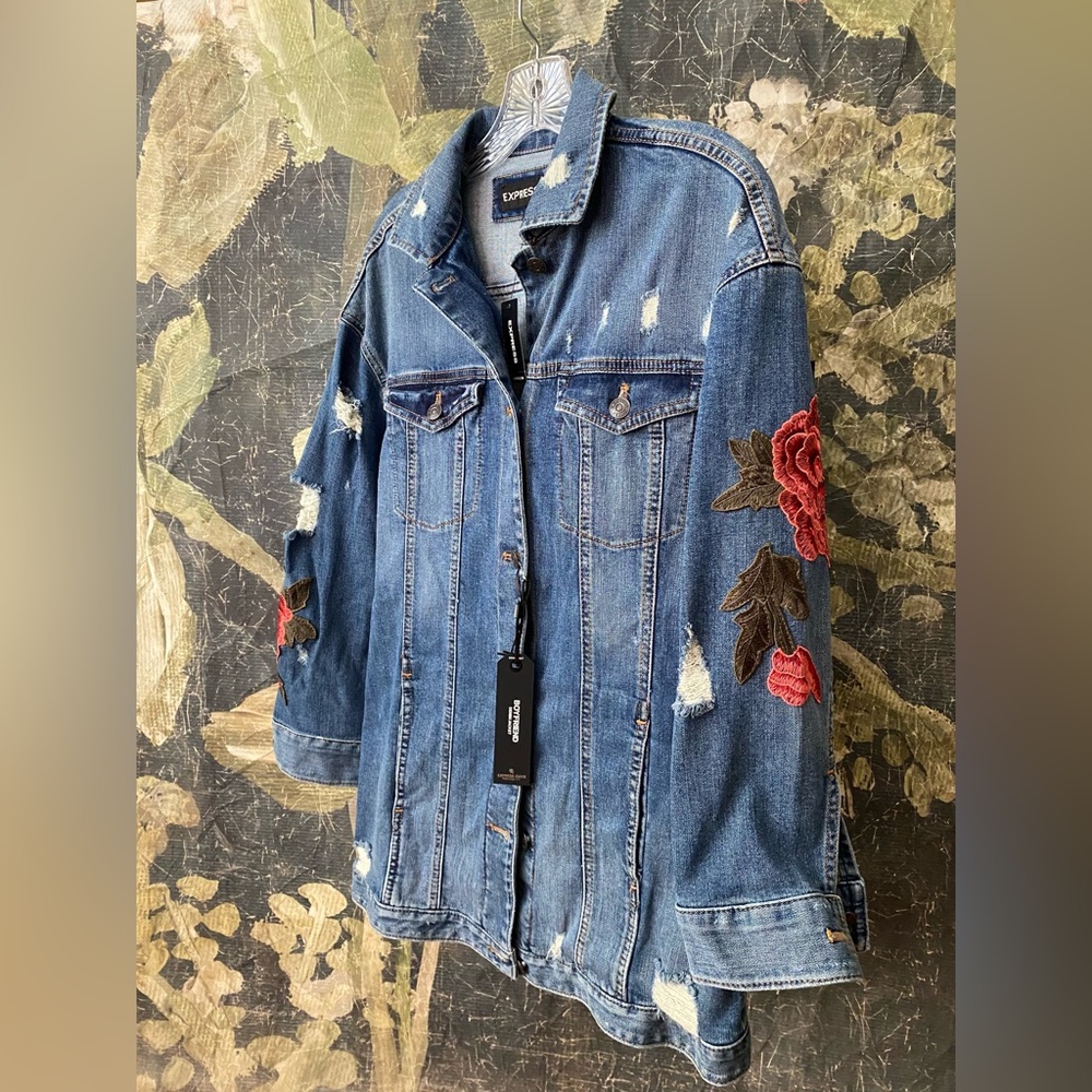 EXPRESS denim jacket - Picture 2 of 6